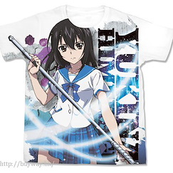 噬血狂襲 (加大)「姬柊雪菜」全彩 白色 T-Shirt Yukina Himeragi Full Graphic T-Shirt / White-XL【Strike the Blood】