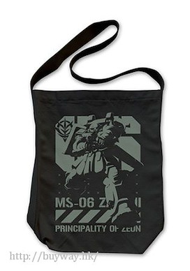 機動戰士高達系列 「MS-06 渣古 Ⅱ」黑色 肩提袋 Thunderbolt Ver. Zaku Shoulder Tote Bag / Black【Mobile Suit Gundam Series】