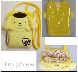 布甸狗 Sanrio Character 公仔手機袋 Sanrio Character Hyokkori Pocket Pochette【Pom Pom Purin】