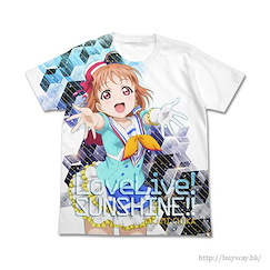 LoveLive! Sunshine!! : 日版 (加大)「高海千歌」白色 全彩 T-Shirt