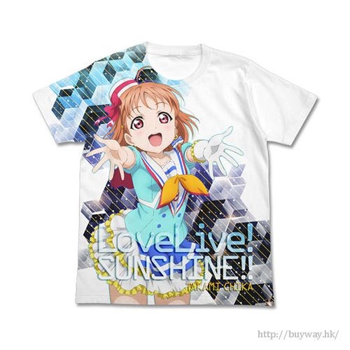 LoveLive! Sunshine!! : 日版 (中碼)「高海千歌」白色 全彩 T-Shirt