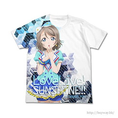 LoveLive! Sunshine!! : 日版 (中碼)「渡邊曜」白色 全彩 T-Shirt