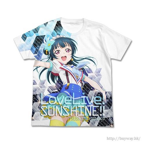 LoveLive! Sunshine!! : 日版 (大碼)「津島善子」白色 全彩 T-Shirt