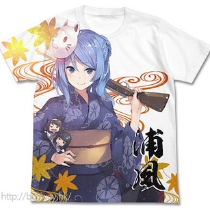 艦隊 Collection -艦Colle- 「浦風」浴衣の浦風 白色 全彩 T-Shirt Yukata no Urakaze Full Graphic T-Shirt / White - S【Kantai Collection -KanColle-】