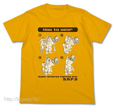 Maschinen Krieger (加大) "How To Wear" 金色 T-Shirt HOW TO WEAR T-Shirt / Gold - XL【Maschinen Krieger】