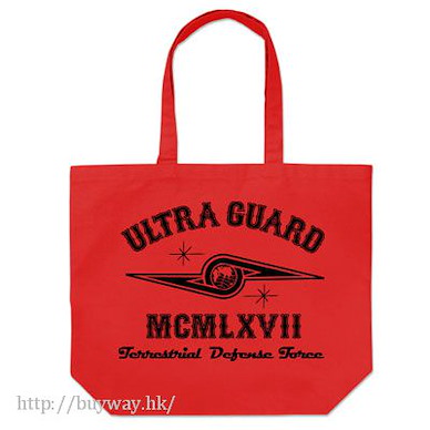 超人系列 「超級警備隊」紅色 大容量 手提袋 Ultraseven Ultra Guard Large Tote Bag / RED【Ultraman Series】