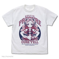 光之美少女系列 (大碼)「野乃花」白色 T-Shirt Cure Yell: T-Shirt / WHITE - L【Pretty Cure Series】