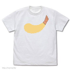 比宇宙更遠的地方 (大碼)「三宅日向」白色 T-Shirt "Hinata no Fried Prawn" T-Shirt / WHITE - L【A Place Further Than The Universe】