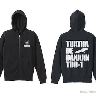 驚爆危機 (加大)「TDD-1」黑色 拉鏈 連帽衫 TDD-1 Zip Parka / Black - XL【Full Metal Panic!】