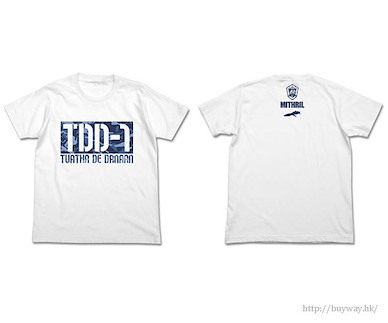 驚爆危機 (細碼)「TDD-1」迷彩圖案 白色 T-Shirt TDD-1 Camouflage Logo T-Shirt / White - S【Full Metal Panic!】