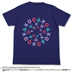 PlayStation : 日版 (大碼)「△○×□」深藍色 T-Shirt