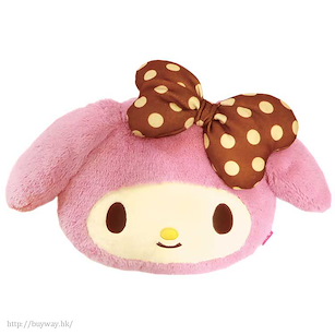 Sanrio系列 粉紅 蝴蝶結 Cushion Chocolat Color Series Face Cushion My Melody Pink【Sanrio】