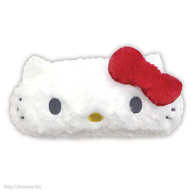 Hello Kitty 「凱蒂貓」紅色 蝴蝶結 筆袋 Funwari Series Face Pen Pouch Red【Hello Kitty】