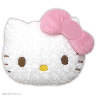 Hello Kitty 「凱蒂貓」粉紅 蝴蝶結 Cushion Funwari Series Face Cushion Pink【Hello Kitty】