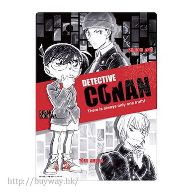 名偵探柯南 「柯南 + 秀一 + 透」膠墊 Plastic Sheet Red【Detective Conan】