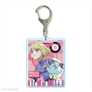 elDLIVE宇宙警探 「其方美鈴 + 奇普斯」亞克力匙扣 Acrylic Key Chain B【elDLIVE】