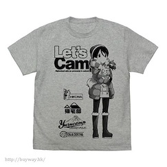 搖曳露營△ : 日版 (加大)「齊藤惠那」混合灰色 T-Shirt