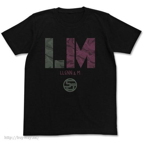 刀劍神域系列 : 日版 (加大)「LM」黑色 T-Shirt