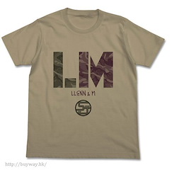 刀劍神域系列 : 日版 (大碼)「LM」深卡其色 T-Shirt