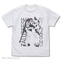 機動戰士高達系列 : 日版 (細碼)「多魯基斯」白色 T-Shirt