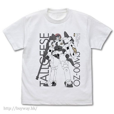 機動戰士高達系列 (細碼)「多魯基斯」白色 T-Shirt "Tallgeese" T-Shirt / WHITE - S【Mobile Suit Gundam Series】