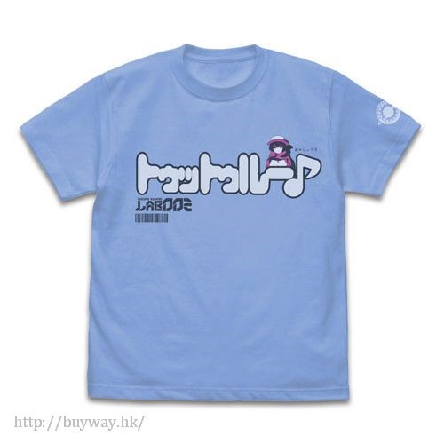 命運石之門 : 日版 (大碼)「椎名真由里」淺藍 T-Shirt