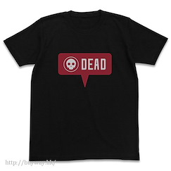刀劍神域系列 (加大)「You are dead」黑色 T-Shirt You are dead T-Shirt / BLACK-XL【Sword Art Online Series】