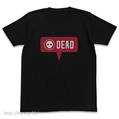 刀劍神域系列 (細碼)「You are dead」黑色 T-Shirt You are dead T-Shirt / BLACK-S【Sword Art Online Series】