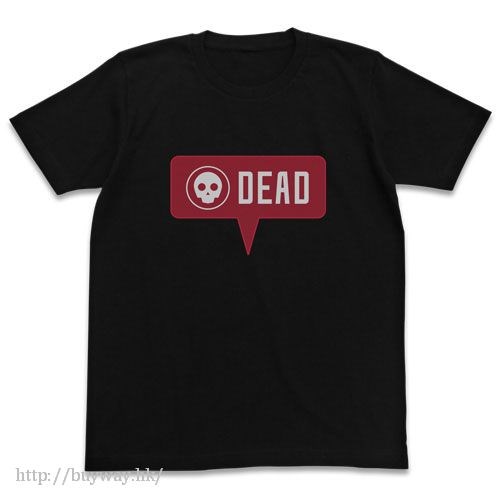 刀劍神域系列 : 日版 (大碼)「You are dead」黑色 T-Shirt