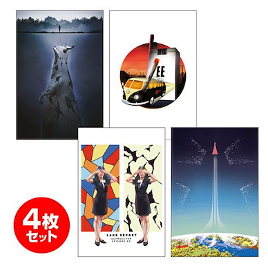 超人系列 「七星俠」Art by 鈴木旬 / 松野トンジ 明信片 Set B (4 枚入) Ultra Seven Art Postcard Set of 4 B【Ultraman Series】