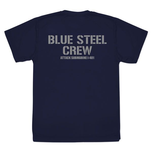蒼藍鋼鐵戰艦 : 日版 (中碼)「BLUE STEEL CREW」原作版 吸汗快乾 深藍色 T-Shirt