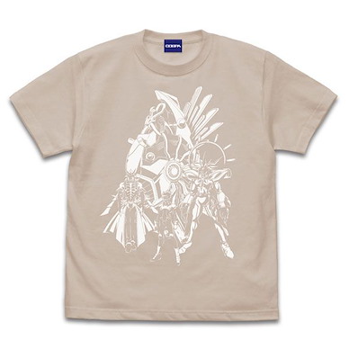遊戲王 系列 (加大)「世界本源滅四星」遊戲王5D's 深米色 T-Shirt Iliaster's Four Stars of Destruction T-Shirt /SAND BEIGE-XL【Yu-Gi-Oh! Series】