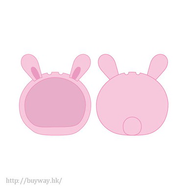 周邊配件 「小兔」粉紅 小豆袋饅頭 頭套裝飾 Omanju Niginugi Mascot Kigurumi Case Rabbit Pink【Boutique Accessories】