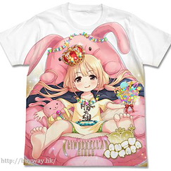 偶像大師 灰姑娘女孩 (加大)「雙葉杏」全彩 白色 T-Shirt Guutara Oukoku Anzu Futaba Full Graphic T-Shirt / WHITE - XL【The Idolm@ster Cinderella Girls】