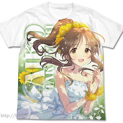 偶像大師 灰姑娘女孩 (加大)「高森藍子」全彩 白色 T-Shirt Yurufuwa Otome Aiko Takamori Full Graphic T-Shirt / WHITE - XL【The Idolm@ster Cinderella Girls】