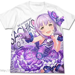 偶像大師 灰姑娘女孩 (大碼)「輿水幸子」全彩 白色 T-Shirt Jishou Kanpeki Sachiko Koshimizu Full Graphic T-Shirt / WHITE - L【The Idolm@ster Cinderella Girls】