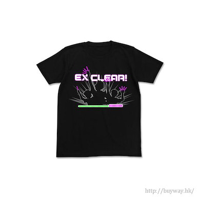 偶像大師 (細碼)「EX CLEAR!」黑色 T-Shirt EX CLEAR! T-Shirt / Black - S【The Idolm@ster】