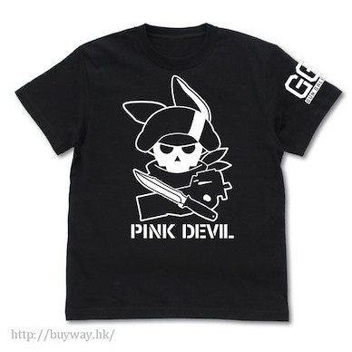 刀劍神域系列 (加大)「蓮 (Llenn)」PINK DEVIL 黑色 T-Shirt Pink Devil T-Shirt / BLACK - XL【Sword Art Online Series】