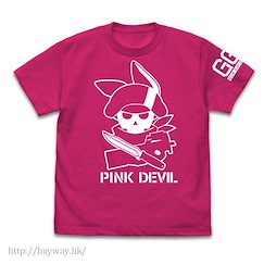 刀劍神域系列 (大碼)「蓮 (Llenn)」PINK DEVIL 熱帶粉紅 T-Shirt Pink Devil T-Shirt / TROPICAL PINK - L【Sword Art Online Series】