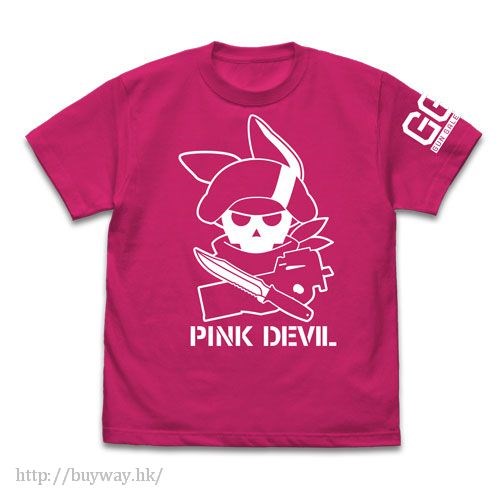 刀劍神域系列 : 日版 (加大)「蓮 (Llenn)」PINK DEVIL 熱帶粉紅 T-Shirt