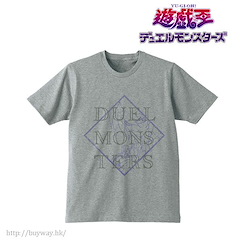 遊戲王 系列 : 日版 (加大)「獏良了」女裝 灰色 T-Shirt