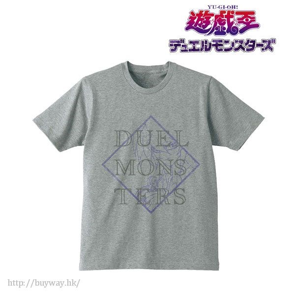 遊戲王 系列 : 日版 (加大)「獏良了」女裝 灰色 T-Shirt