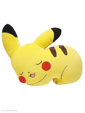 寵物小精靈系列 「比卡超 (皮卡丘)」Cushion 公仔 睡著 Ver. Mochifuwa Cushion PZ17 Pikachu Sleeping【Pokémon Series】