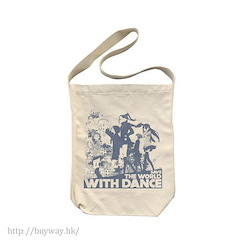 POP IN Q 「Save The World With Dance」卡其色 肩提袋 Shoulder Tote Bag / Natural【Pop in Q】