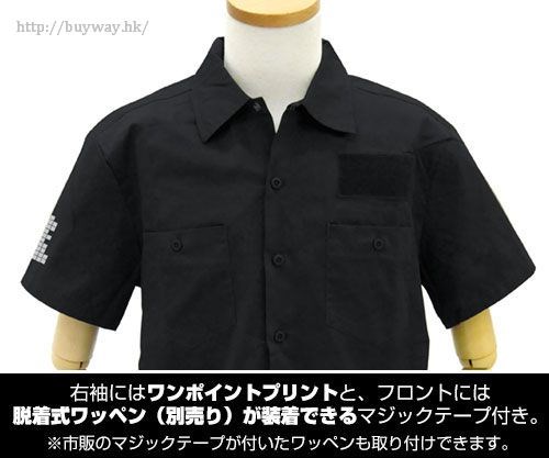遊戲人生 : 日版 (大碼)「休比·多拉」黑色 工作襯衫
