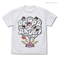 未分類 (加大)「Dempa Akubi」白色 T-Shirt Dempa Akubi Full Color T-Shirt / WHITE - XL