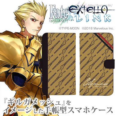Fate系列 「Gilgamesh (吉爾伽美什 / 金閃閃)」138mm 筆記本型手機套 (iPhone6/7/8) Fate/EXTELLA LINK Gilgamesh Book-style Smartphone Case 138【Fate Series】
