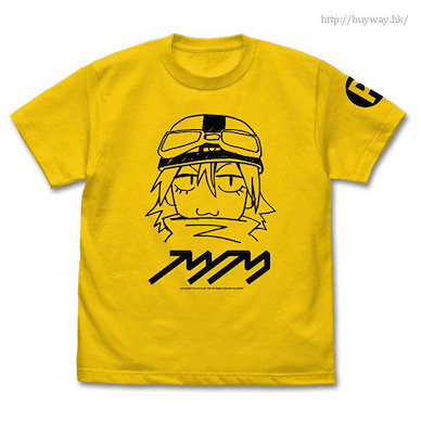 FLCL (細碼)「春原晴子」淡黃色 T-Shirt FLCL Haruko T-Shirt / CANARY YELLOW - S【FLCL】
