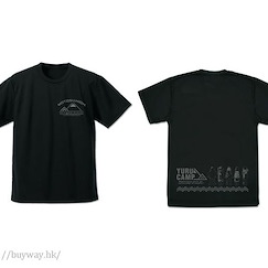 搖曳露營△ : 日版 (細碼) Renewal Ver. 吸汗快乾 UDF50+ 黑色 T-Shirt