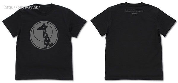 少女歌劇Revue Starlight (加大) 長頸鹿圖案 黑色 T-Shirt Giraffe Mark T-Shirt / BLACK - XL【Shojo Kageki Revue Starlight】